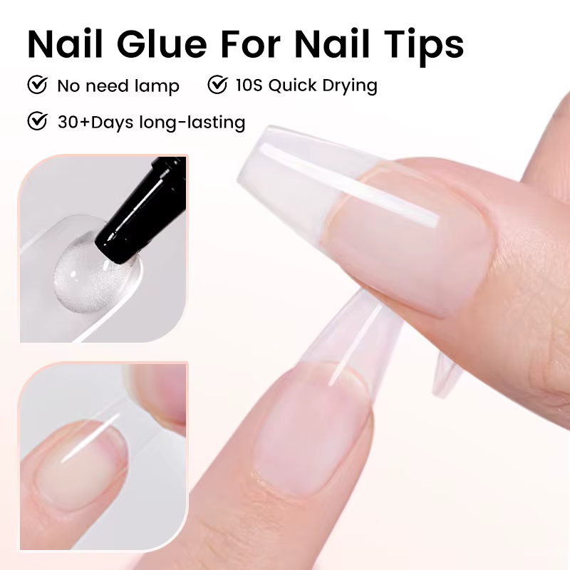 UR SUGAR – Gel de colle pour faux ongles, 10g, pas besoin de lampe durcie, adhérence longue durée, d