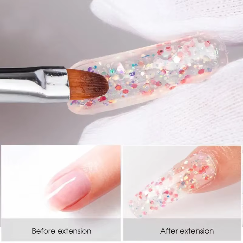 Gel pour ongles en Poly Extension, 15ml, Design de manucure acrylique, 24 couleurs, vernis UV, const