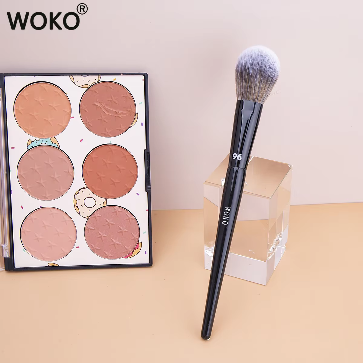 96 Blush brosse visage Contour surligneur fard à joues brosse bronzant professionnel poudre Blush pi