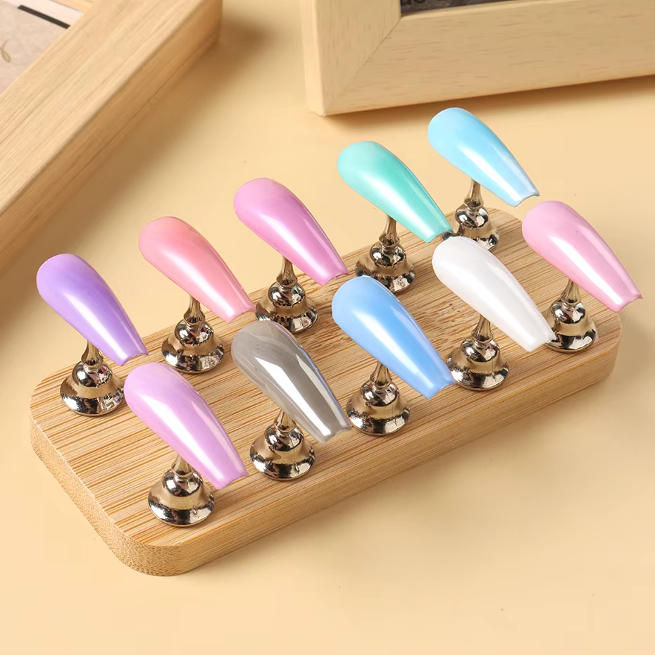 Support de pratique magnétique pour ongles, support magnétique puissant pour pointes d'ongles, prése