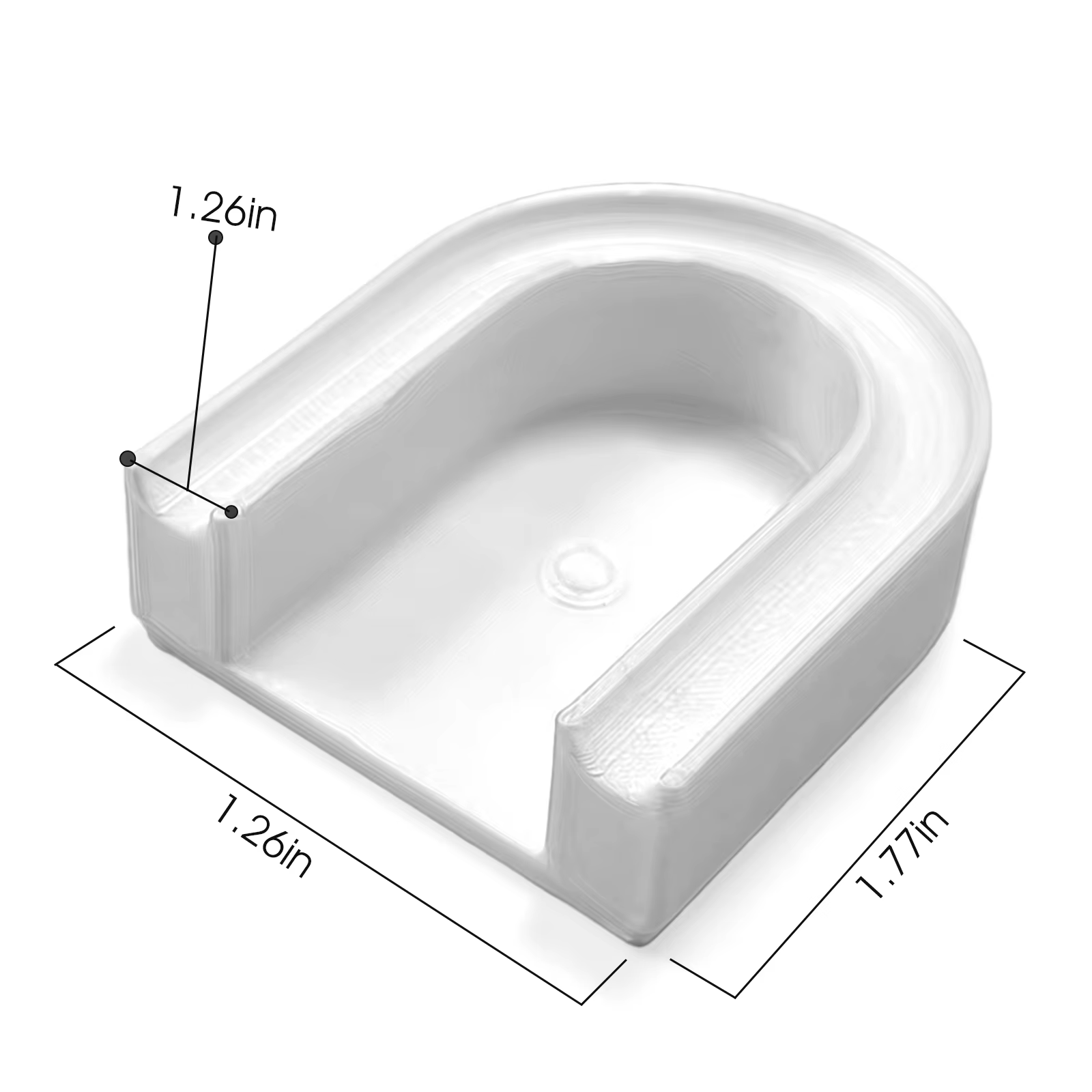 Outil de guidage de vernis Gel magnétique en forme de U, support d'assistant magnétique pour ongles