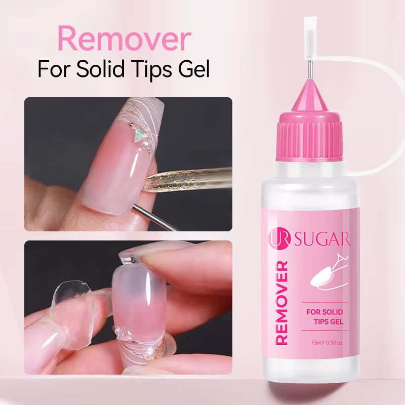 UR SUGAR 15ml dissolvant pour pointes solides Gel faux ongles conseils adhésifs solides Gel dissolva