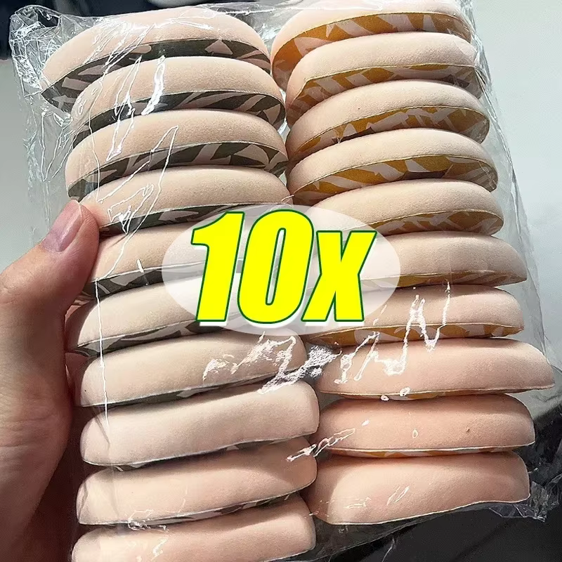 Bouffée de cosmétiques Super épaisse, grande taille, correcteur, fond de teint, coussins en éponge,