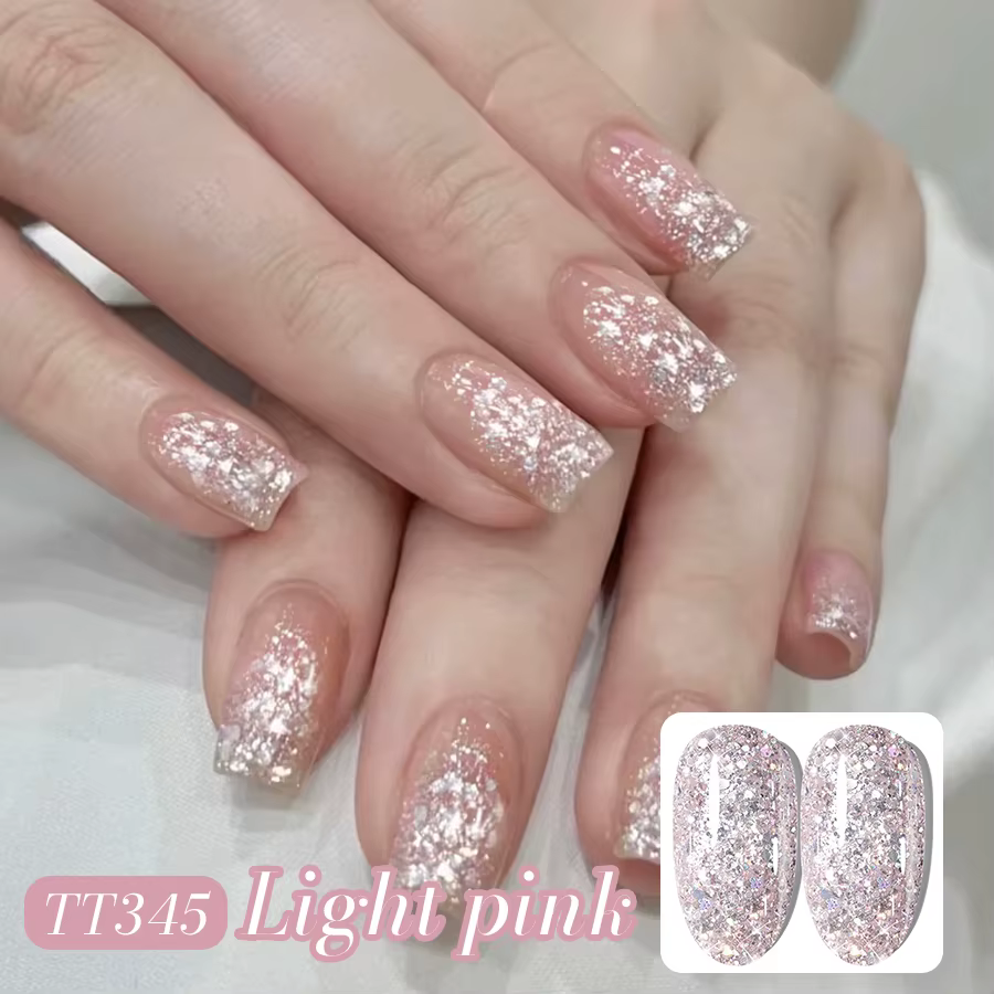Vernis à ongles Gel coloré à paillettes
