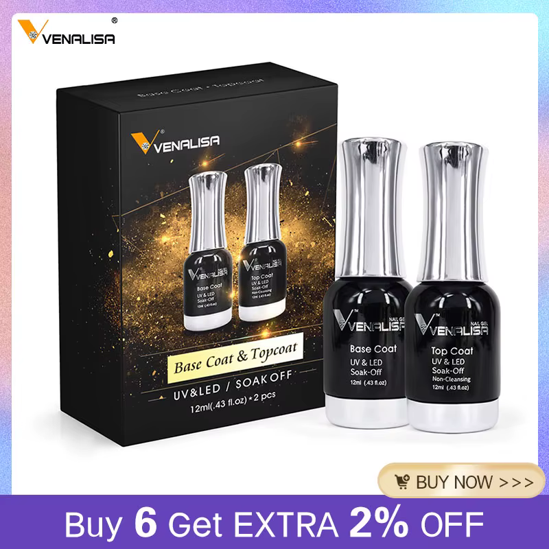 VENALISA – kit de vernis à ongles Gel UV LED 12ml