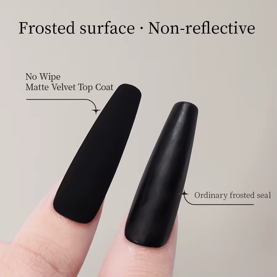RS NAIL 12g velours mat couche de finition Gel vernis à ongles sans lingette mat