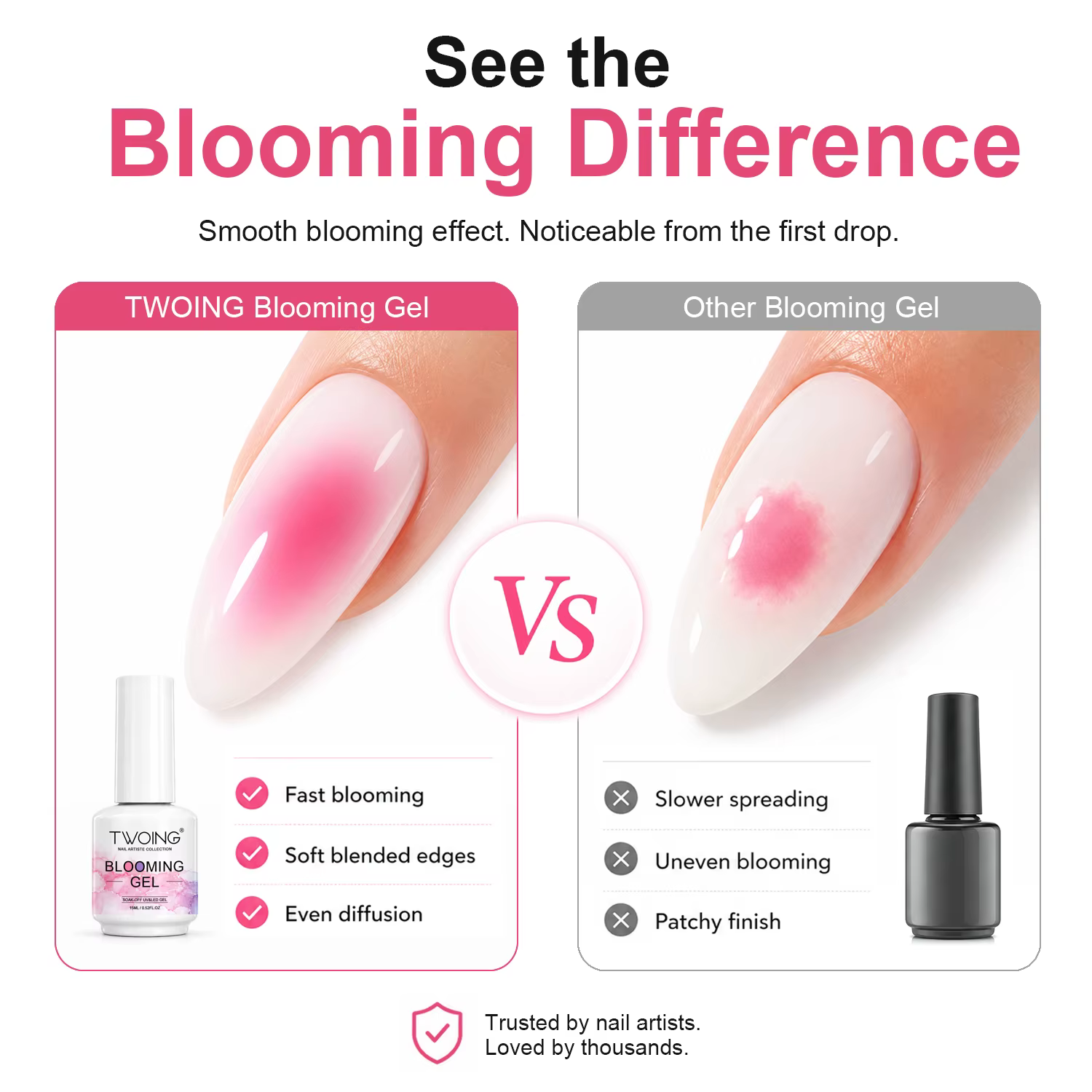 Gel fleuri pour ongles de 15ml