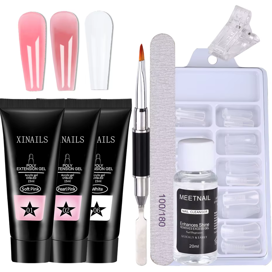 Kit d'extension d'ongles en Gel pour débutant