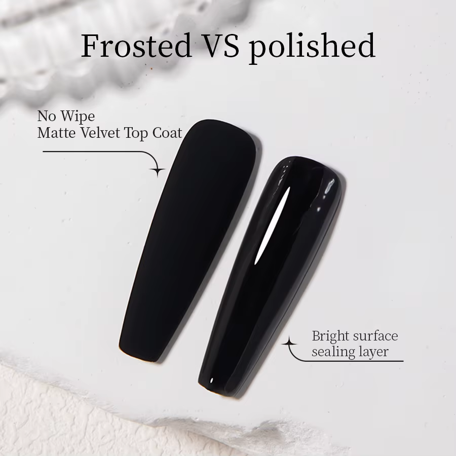 RS NAIL 12g velours mat couche de finition Gel vernis à ongles sans lingette mat