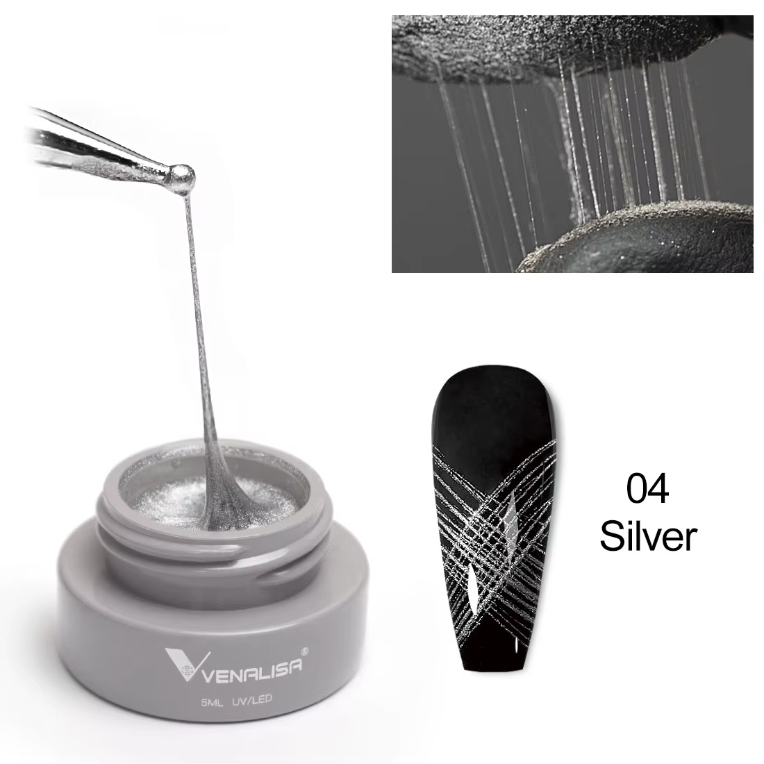 VENALISA Spider Liner peinture Gel nouvelle formule conception rapide couleur or Rose tremper UVLED manucure des ongles