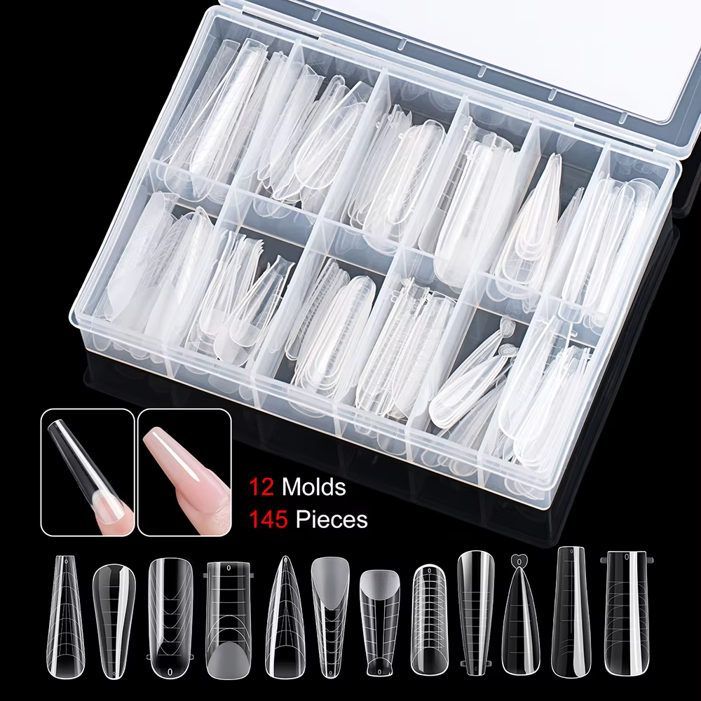 TP 145 pièces système Duet mat ongles double formes pour Gel