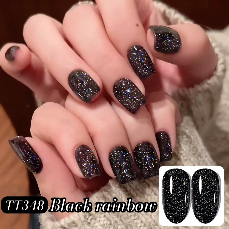 Vernis à ongles Gel coloré à paillettes