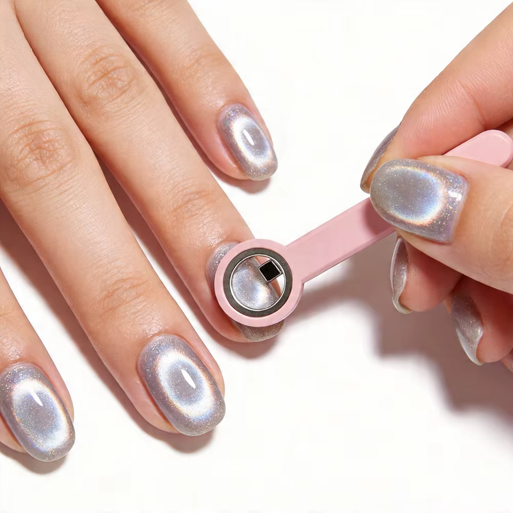 Bâtonnet magnétique Klimonla pour ongles effet œil de chat, fournitures d'art des ongles magnétiques de haute qualité pour un effet halo, outil de conception de manucure magnétique.