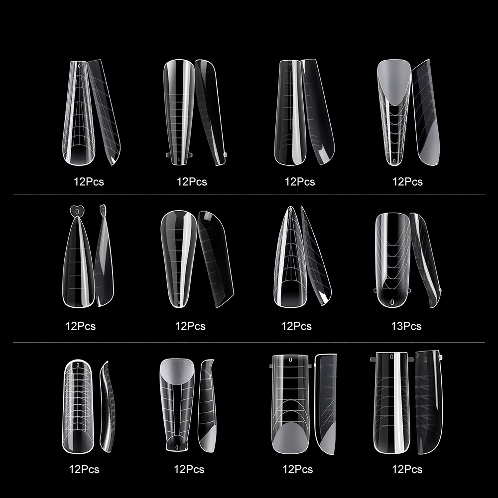TP 145 pièces système Duet mat ongles double formes pour Gel