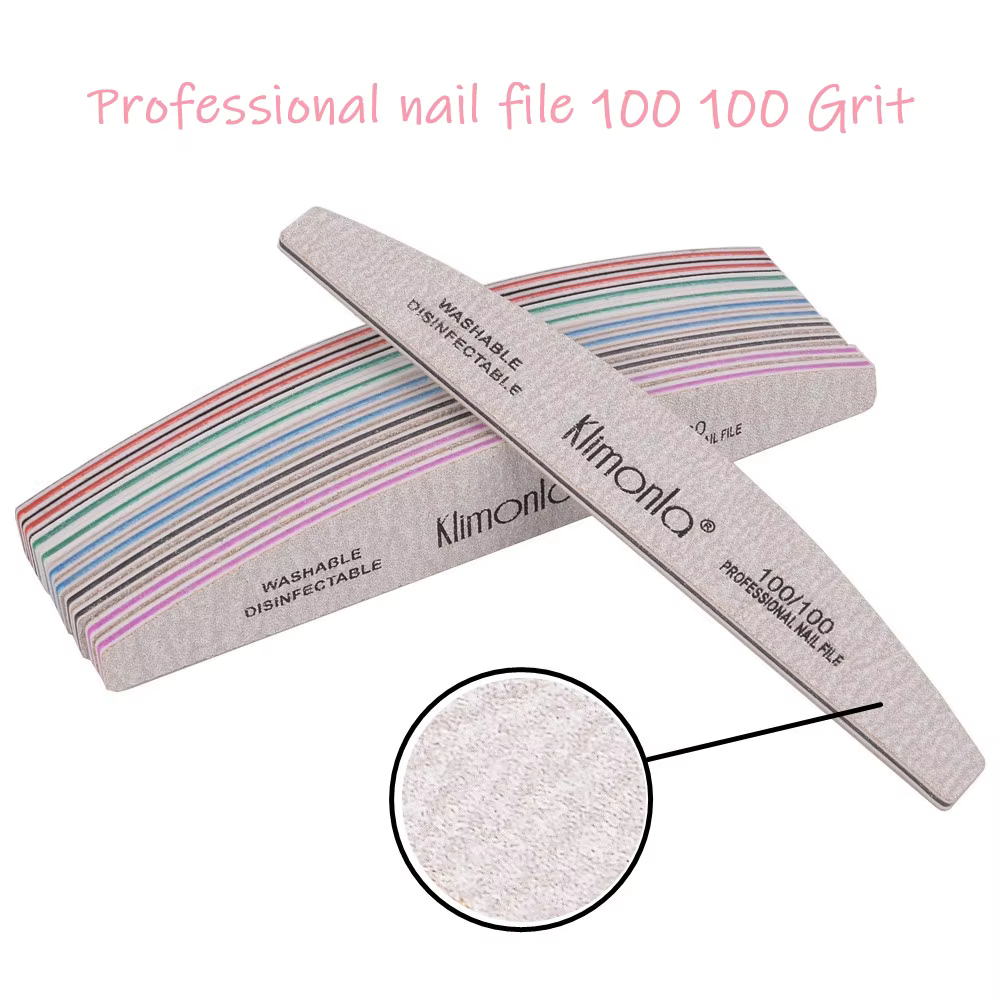 Limes à ongles professionnelles 100 180 EVA