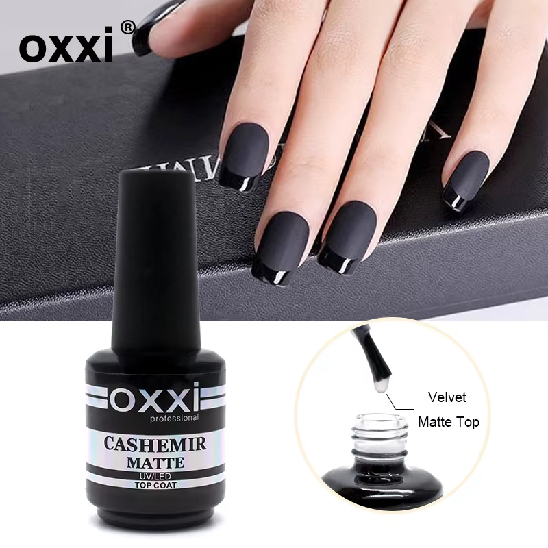 OXXI nouveau velours mat couche de finition Semi-permanent UV vernis à ongles Gel hybride