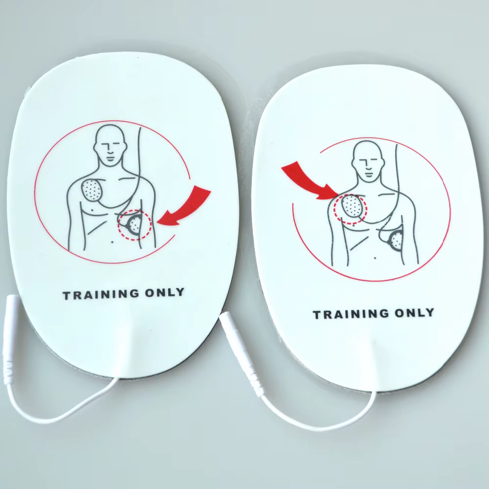 Patchs électroniques AED pour adultes, 5 paires de tampons adhésifs pour la survie et les premiers soins