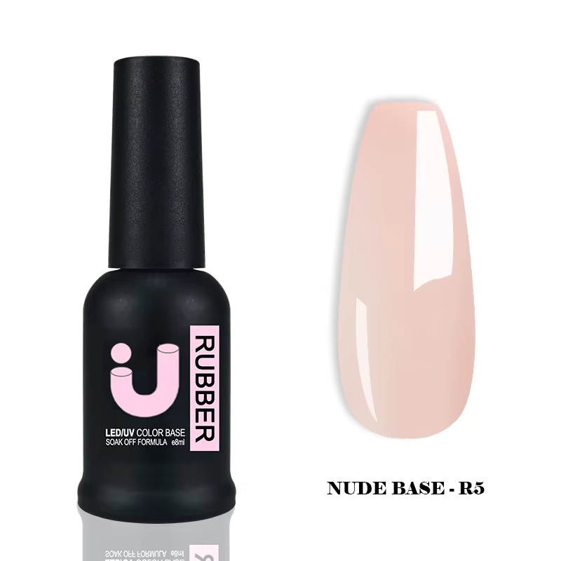 Vernis à ongles Gel Base en caoutchouc nu 8ml