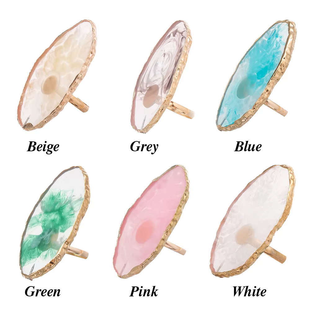 Palette de pierre en résine pour nail art
