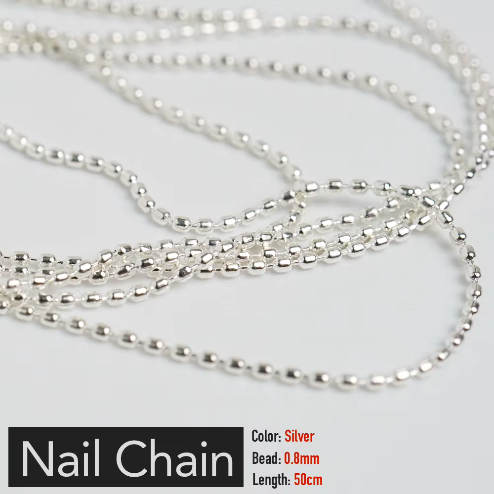 Perles de pierre de lutin pour ongles
