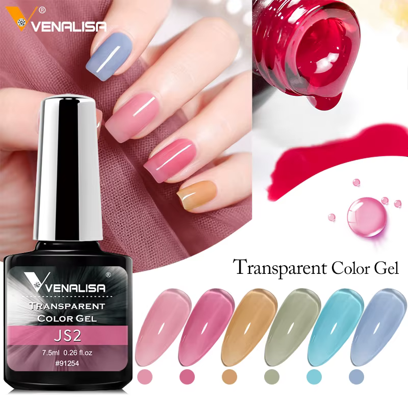 Venalisa vernis Gel de couleur transparente