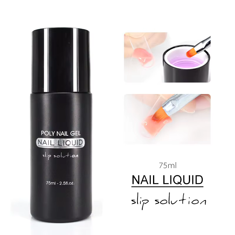 Gel à ongles acrylique liquide pour tremper UV LED Extension Gel brosse