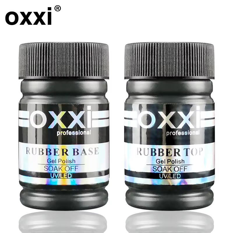 OXXI 30ml Base semi-permanente et couche de finition pour vernis à ongles Gel Nail Art