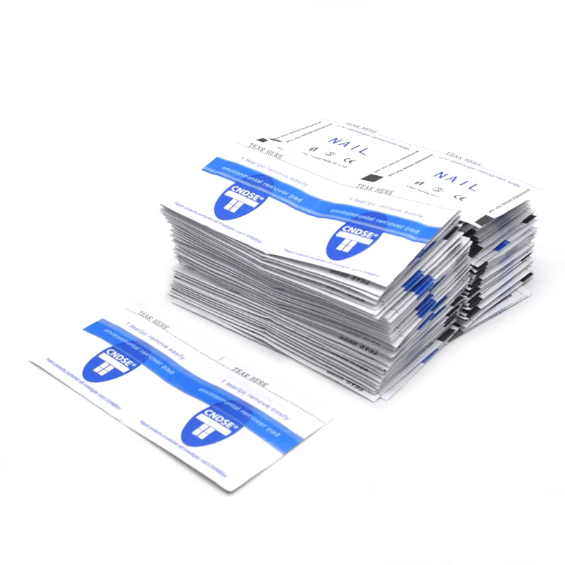 200 pièces/boîte dissolvant de vernis à ongles Gel lingettes serviettes dégraissantes nettoyant Nail Art UV Gel