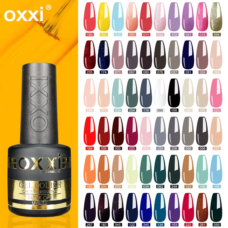OXXI Dernières 60 Couleurs de Vernis Gel Semi-Permanent pour Ongles