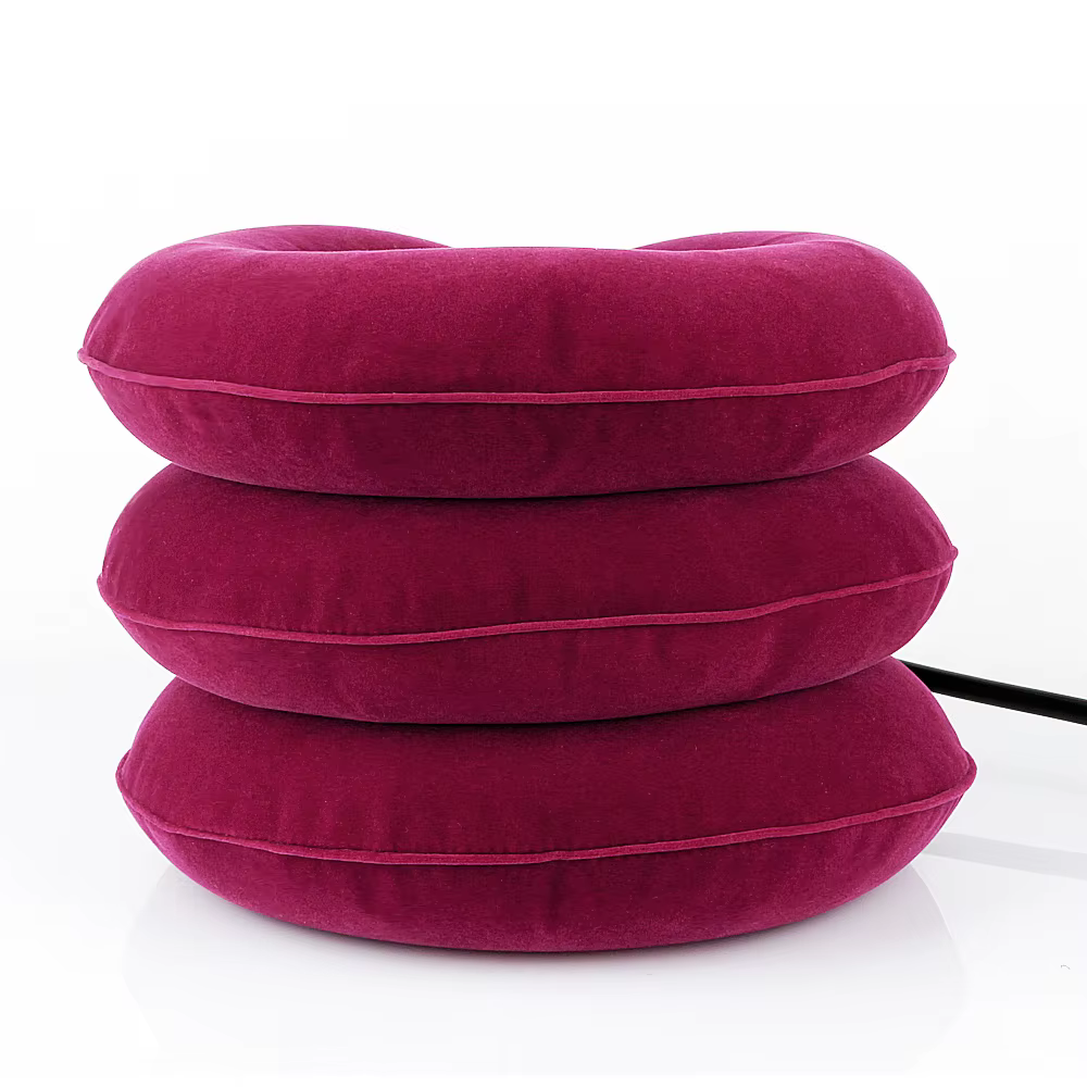 Dispositif de Correction médicale de Traction cervicale, Support Cervical, correcteur de Posture, civière de cou, collier gonflable de Relaxation