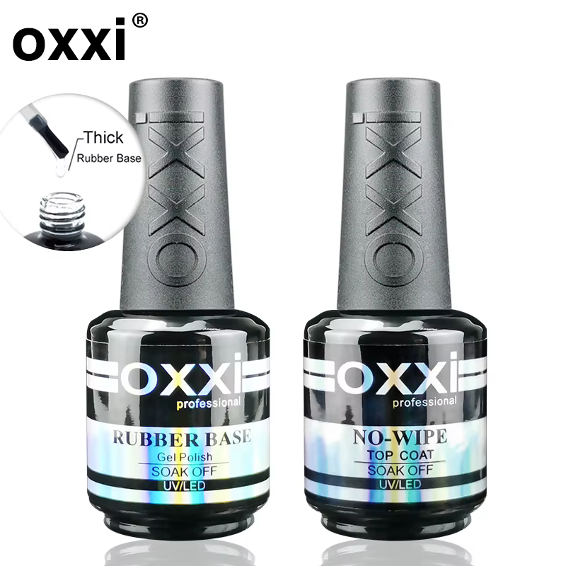 OXXI 15ml Base et couche de finition pour vernis Gel