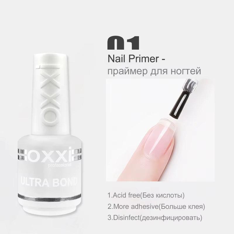 OXXI 15ml Base et couche de finition pour vernis Gel