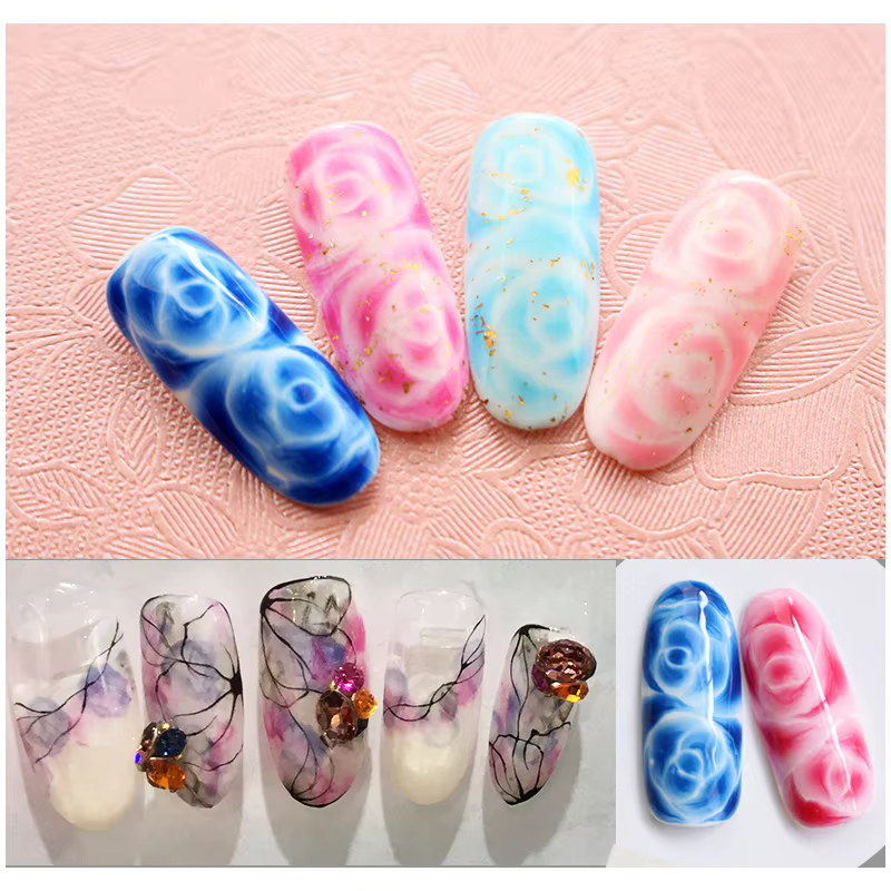 VINIMAY aquarelle encre Gel vernis à ongles floraison Gel magique tache bulle liquide bricolage