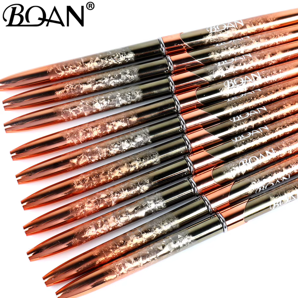 BQAN NOUVEAU Pinceau à ongles or rose