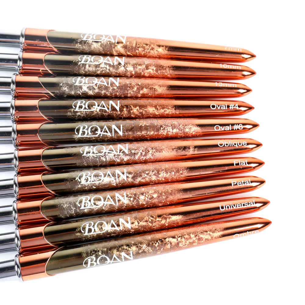 BQAN – brosse à ongles en or Rose