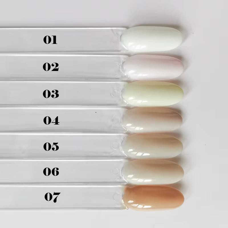 OXXI 10ml Base Naturelle pour Vernis Gel Semi-Permanent Nude Caoutchouc Gellac Ongles Art Couleur Gelée UV