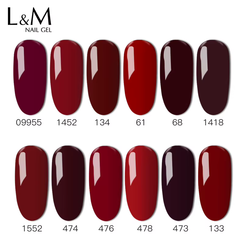 ibdgel Gel Polish UV Soak Off Pure Red Green Color Varnish Nail Gel Polish Nail Manicure 15ml semi-permanent Varnish Gel Polish