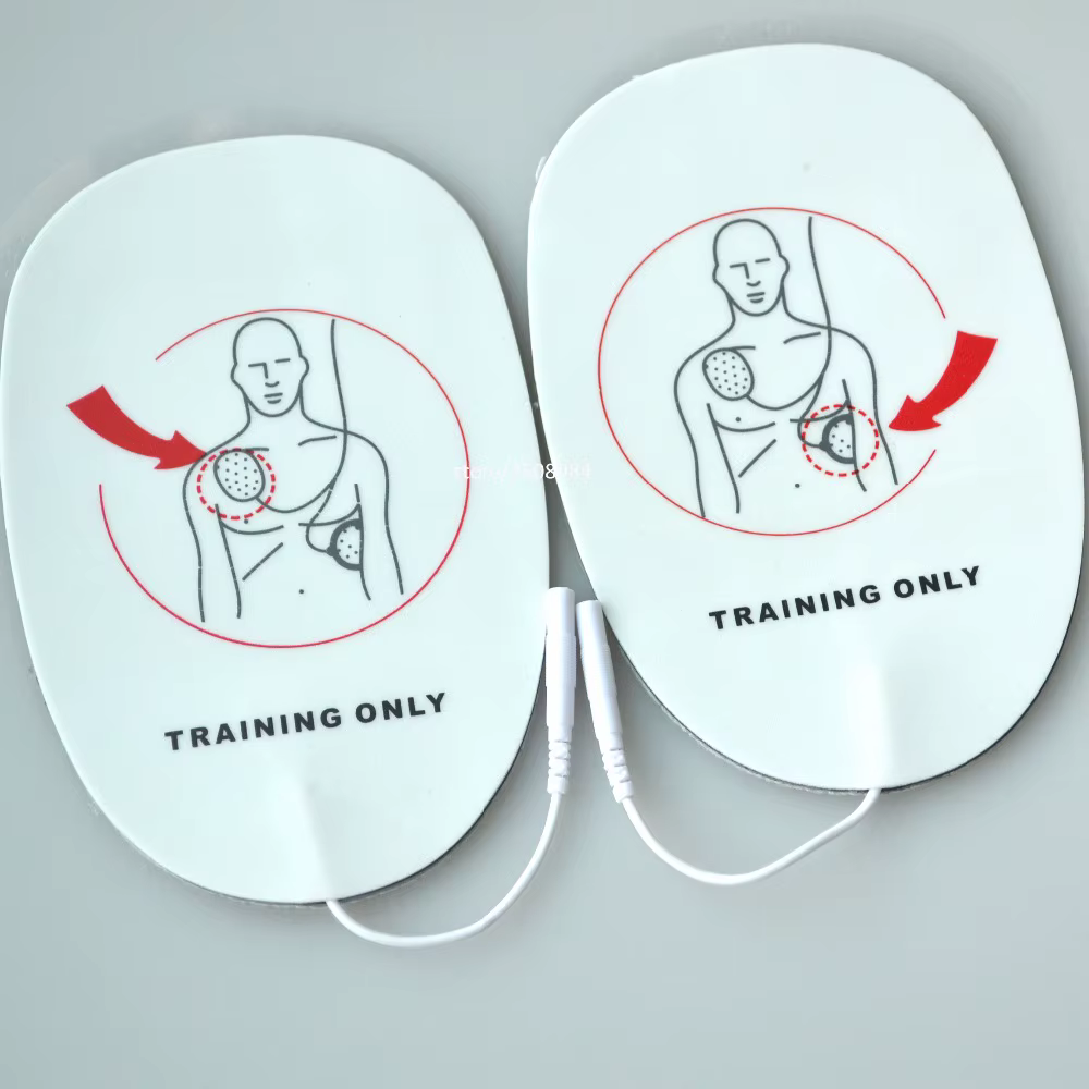 Patchs électroniques AED pour adultes, 5 paires de tampons adhésifs pour la survie et les premiers soins