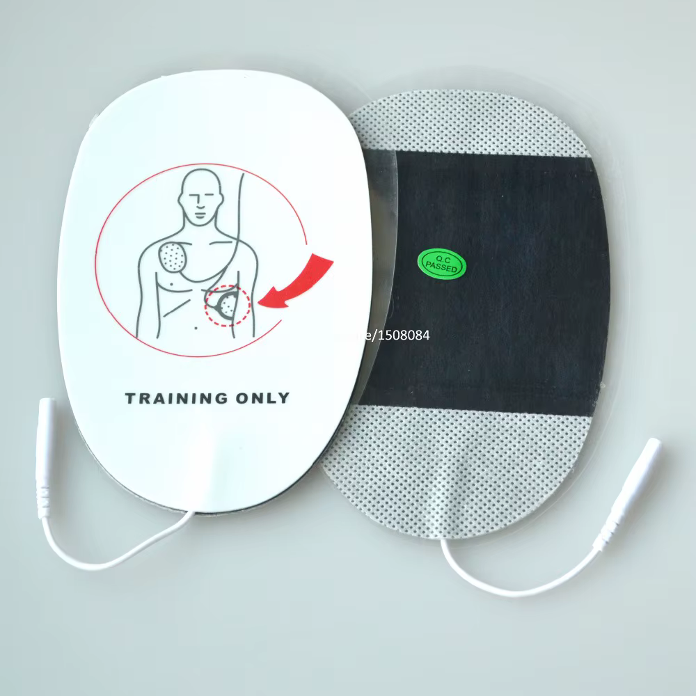 Patchs électroniques AED pour adultes, 5 paires de tampons adhésifs pour la survie et les premiers soins