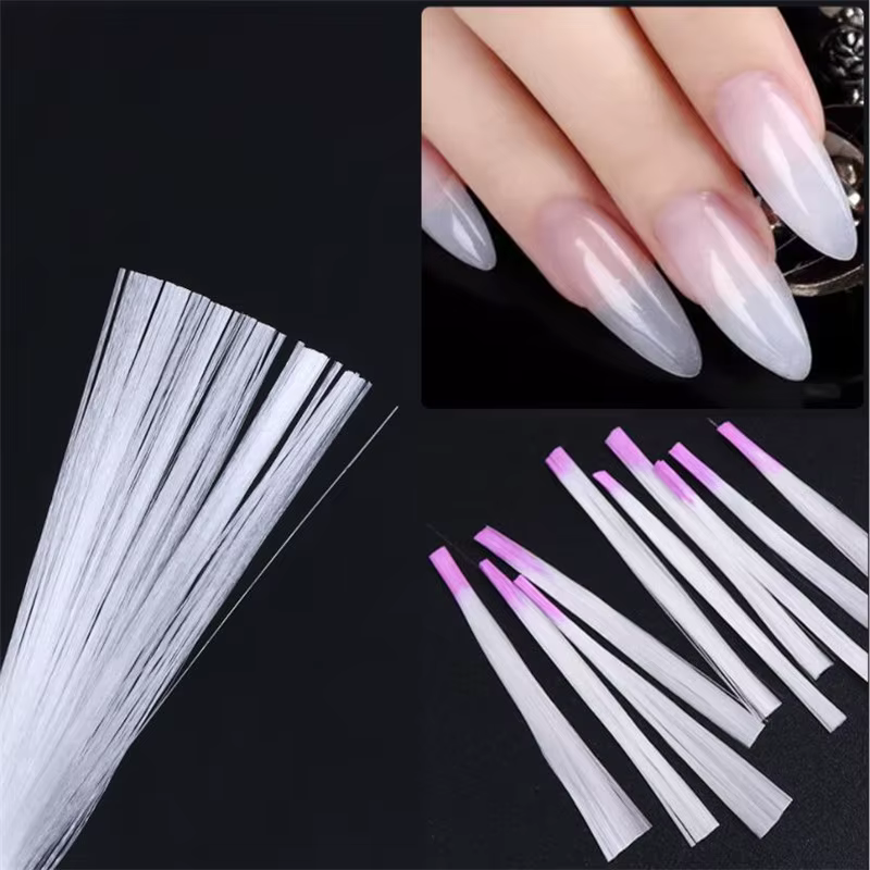 Extension d'ongles acrylique en fibre de verre