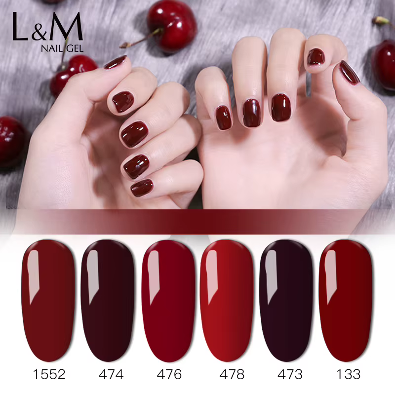 ibdgel Gel Polish UV Soak Off Pure Red Green Color Varnish Nail Gel Polish Nail Manicure 15ml semi-permanent Varnish Gel Polish