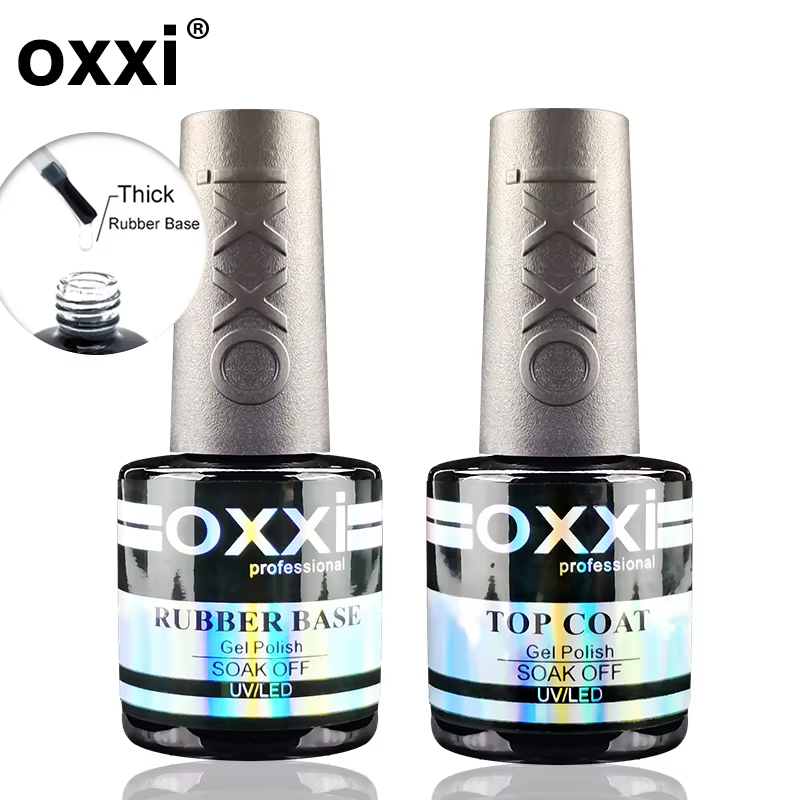 OXXI Base en caoutchouc semi-permanente pour vernis gel 8 ml