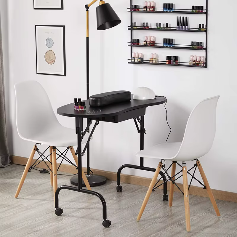 Table de manucure professionnelle pliable-bureau de Salon