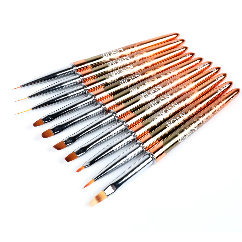 BQAN – brosse à ongles en or Rose
