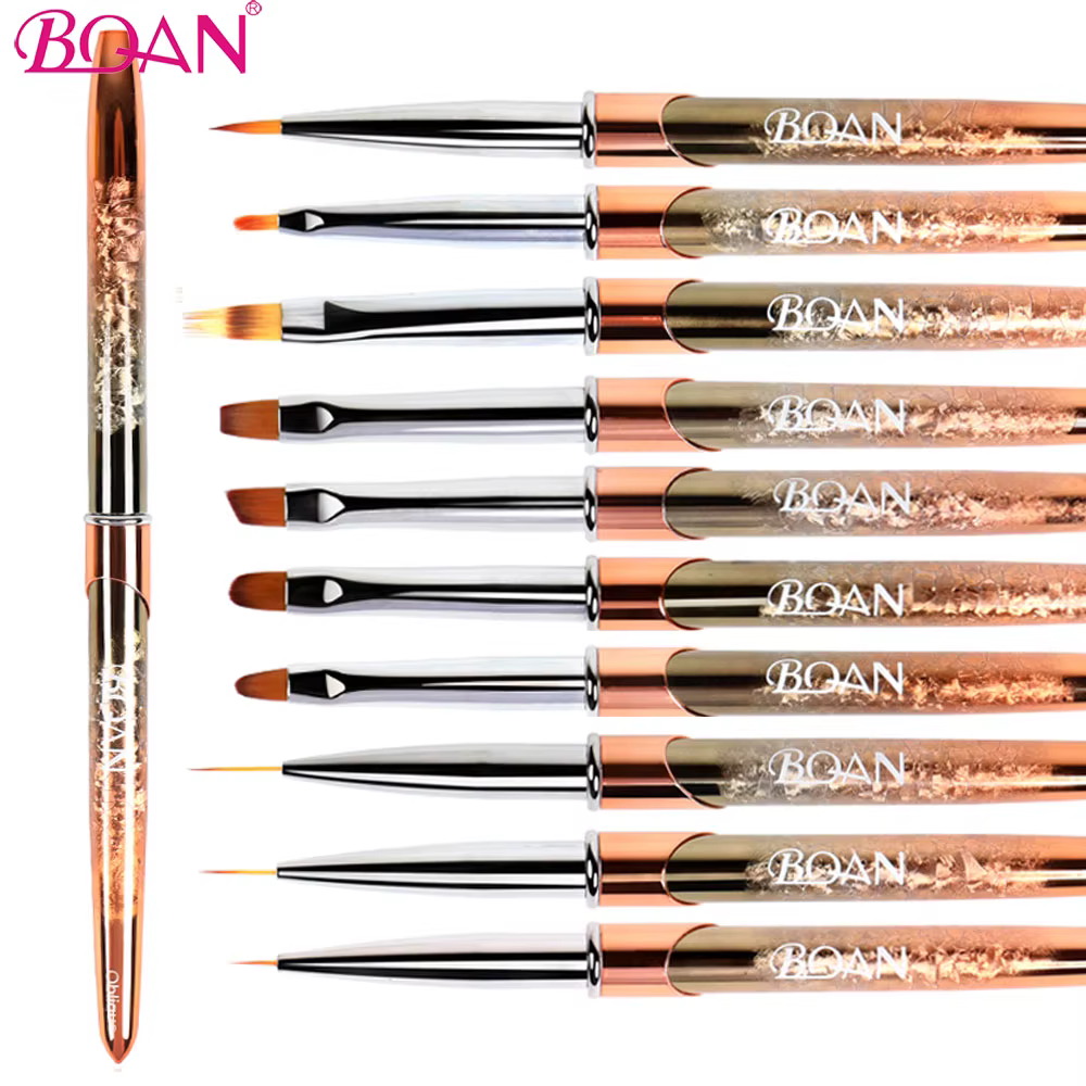 BQAN – brosse à ongles en or Rose