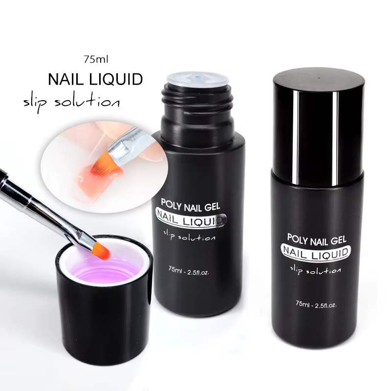 Gel à ongles acrylique liquide pour tremper UV LED Extension Gel brosse