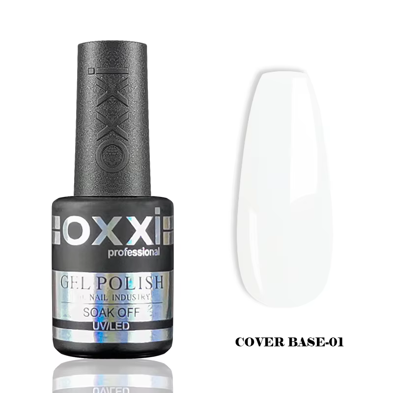 OXXI 10ml Base Naturelle pour Vernis Gel Semi-Permanent Nude Caoutchouc Gellac Ongles Art Couleur Gelée UV