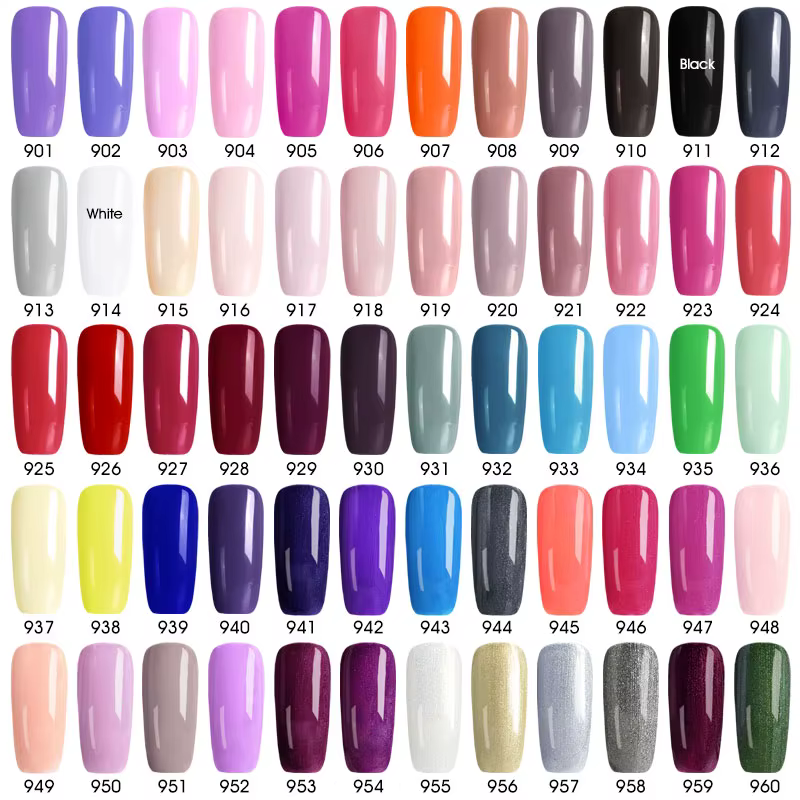 Venalisa vernis à ongles Gel couverture complète Beatuiful couleur paillettes