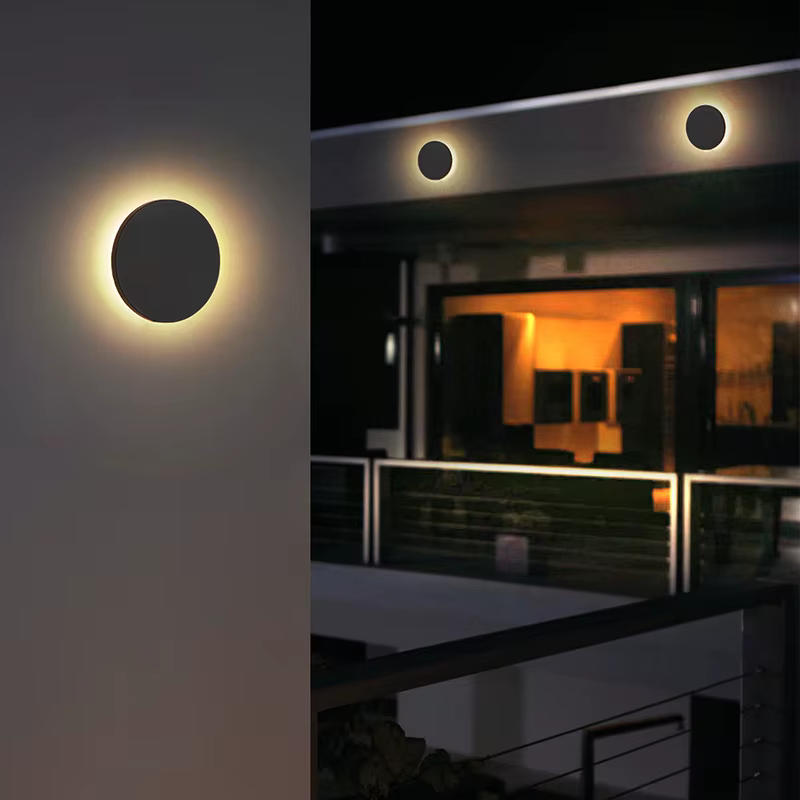 Applique murale LED imperméable conforme à la norme IP65, design moderne, éclairage d'extérieur, luminaire décoratif de plafond, idéal pour une cour, une véranda ou un jardin