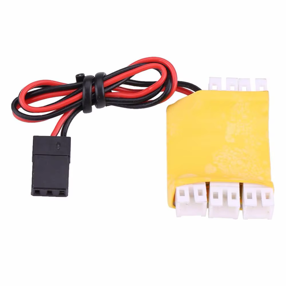 Kit de système d'éclairage RC 8 LED, lumières clignotantes de Simulation avec boîte de commande, accessoires RC pour avion hélicoptère RC